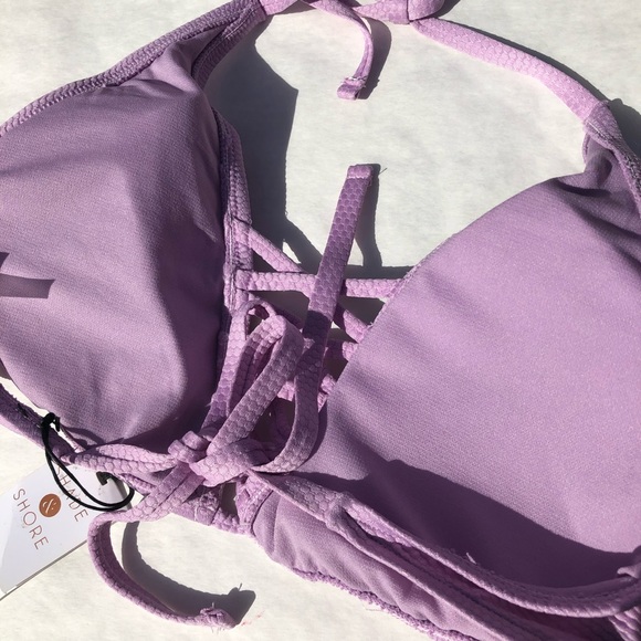XL Light Purple Swimsuit Top - Picture 7 of 7